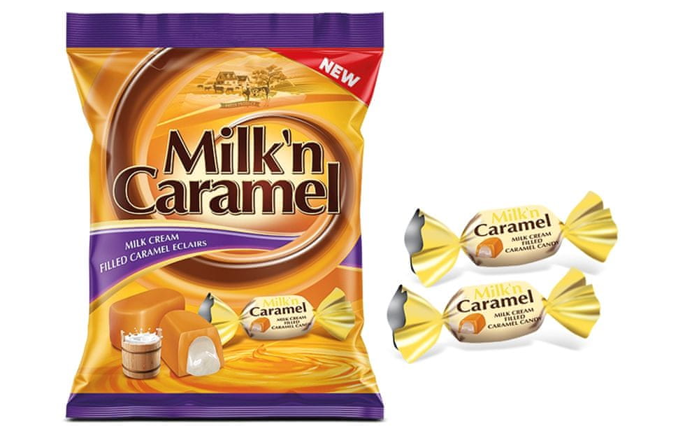 WEBHIDDENBRAND Antat MILK´N Caramel cukríky 400g